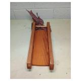 Handcrafted Wooden slay