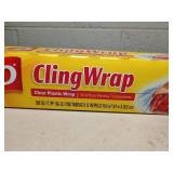 Glad ClingWrap Clear Plastic Wrap 200 sq ft