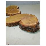 Natural Wood Tree Slices - 8-9 inch Round