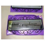 Inspirational Wall Plaques lot of 2 - Live Laugh Love