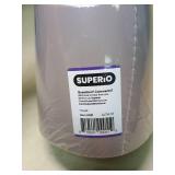 Superio Taupe Modern Toilet Brush with Holder