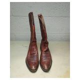 Dan Post Western Cowboy Boots - Brown Leather. Looks to be size 10D