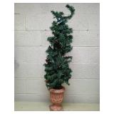 Artificial Christmas Tree in Decorative Urn