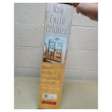 Hometrends Oak Curio Display Cabinet