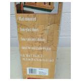 Hometrends Oak Curio Display Cabinet