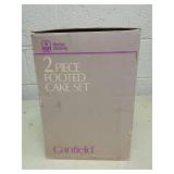 Anchor Hocking Canfield Glass Cake Stand with Dome