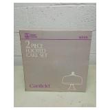 Anchor Hocking Canfield Glass Cake Stand with Dome