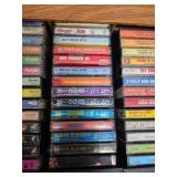 Cassette cabinet, completely full of cassettes