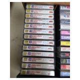 Cassette cabinet, completely full of cassettes