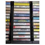 Cassette cabinet, completely full of cassettes
