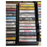 Cassette cabinet, completely full of cassettes