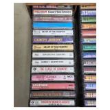 Cassette cabinet, completely full of cassettes