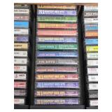 Cassette cabinet, completely full of cassettes