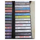 Cassette cabinet, completely full of cassettes