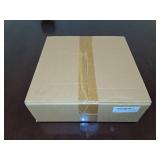 Linen Drum Lamp Shade - Heather White - 13" x 13" x 10" - Easy Installation & Versatile Home Decor | Round Shade for Table & Desk Lamps - ASSEMBLY REQUIRED