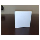 Body Powder Puff and Container, Glass Box for Dust Puff, Powder applicator with Case for Dusting powder (retro)