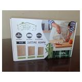 Totally Bamboo Cutting Boards for Kitchen - Bamboo Cutting Board Set with Juice Grooves, Non Toxin Cutting Boards, Chopping Boards, Charcuterie Boards, Serving Boards, Max Size 15" x 10"