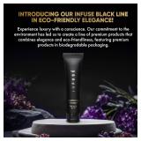 Black Hotel Toiletries Bulk | 1 oz Conditioning Shampoo Travel Size | For Hotels, Vacation Rentals, Gym, Luxury, Airport | Case of 20