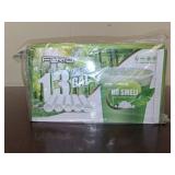 FORID 13 Gallon Trash Bags - Clear Plastic Garbage Bags Medium Tall Trash Can Liners for Kitchen Office Home Waste Bins Unscented One Box with 5 Roll 110 Count 55 Liter - Thick & Durable Trash Bag