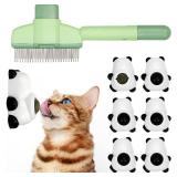6Pack Cat Nip Ball Wall Catnip Balls That Stick On Wall Catnip Balls for Kitten Catnip Toys for Indoor Cats with 1 Cat Comb