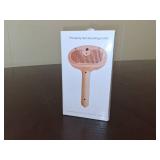 Pet Steam Brush for Shedding, 4 In 1 Brush for Long & Short Haired Cat&Dog, Self-Cleaning Hair Remover with Water Tank And LED Blue Light, Release Button(grey)