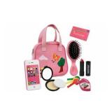Click N Play 8Piece Girls Pretend Play Purse Including a Smartphone Car Keys