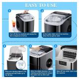 Ice Machine Cleaner Descaler Tablets-36Pack Ice Maker Cleaner Compatible with Frigidaire, Opal, GE Profile, Kitchenaid, Nickel Safe Scale Remover for Countertop, Nugget Ice Makers