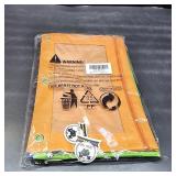 3 Ring Binder Pencil Pouches, Pencil Pouch for 3 Ring Binder, Zippered Clear Window Pencil Case for Binder with Rivet Enforced Hole 3 Ring, 5 Packs