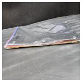 3 Ring Binder Pencil Pouches, Pencil Pouch for 3 Ring Binder, Zippered Clear Window Pencil Case for Binder with Rivet Enforced Hole 3 Ring, 5 Packs