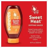Popeyes Louisiana Kitchen Sweet Heat Dipping Sauce, 18 oz Bottle (Pack of 1) BB 7/26