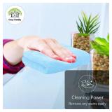 Cosy Family 24 Pack Soft Washcloths Set - 12 x 12 inches, Quick Drying - Highly Absorbent Coral Velvet Fingertip Towel Bathroom Wash Clothes for Bath, Spa, Facial, Kitchen - Aquamarine