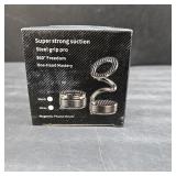 Car Phone Holder for Magsafe, Vacuum Magnetic Phone Holder Stand with Suction Cup - Ultra Long Metal arm & 360  Adjustable Car Phone Mount for All Smartphones, All Car Models (Carbon Fiber)