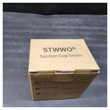 Suction Cup Hooks for Shower, Powerful Vacuum Suction Cup Hook for Towel, Robe, Loofah, No Hole Punched, Reusable Bathroom Towel Hooks, Black, 4 Pack