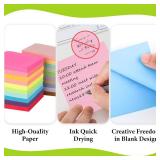 NESCCI 20 Pack Sticky Notes 3x3 Inches Sticky Note, Colorful Self-Stick Note Pads,Perfect for Office, Study, and Daily Life Organization,50 Sheets/pad