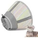 Supet Cat Cone Collar After Surgery, Soft Mesh Recovery Collar for Cats to Stop Licking and Scratching, Plastic Cone Alternative for Small Dogs, Medium, Large Cats