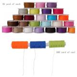 72Pcs 36 Colors Prewound Bobbins,36 Colors 400 Yards per Polyester Thread Spools, for Hand and Machine Sewing, Emergency and Travel, DIY and Home,
