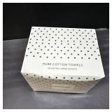 Cotton Towels | Disposable Face and Makeup Wipes | Natural, Biodegradable | Plant Based Facial Towelettes | Ideal for Sensitive Acne Prone Skin, Travel, Baby Care, 50 Ct, 1 Pk