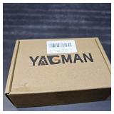 Yagman 2 Pack Antique Brass Cabinet Pulls 3"(76mm) Hole Center Kitchen Retro Handles for Furniture and Drawers Vintage Square Dresser Handles Farmhouse Knobs Drawer Pulls Hardware Q-AB76-2