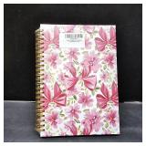 Coquette Pink Bow Floral Spiral Notebook For Women, Maximalist Journaling Notebooks, Cute Pink Notebook Journal, Pink Office Supplies, Hardcover Spiral Lined Notebook 5.5 x 8.3