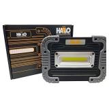 Big Block Portable LED COB Floodlight - Ultra Bright - 10 WATT - 500 Lumen, Water Resistant, Battery-Powered Work Light, Indoor/Outdoor Lantern for Camping, Car Repair, Construction (1 Pack)