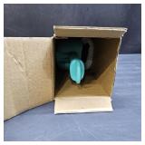 AMOR PRESENT Mesh Baby Beach Bag, Shell Collecting Bag with Shovel Crab-Shaped Adjustable Strap for Holding Shell Sea Pool Sand Toy, turquoise