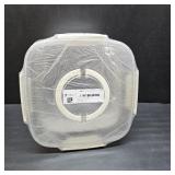 Bread Box for Kitchen Countertop, 12L/406floz Airtight Food Storage Containers with Lids, Flour Container for Homemade Sourdough Bread, Portable with Handle, Clear Plastic