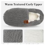 Women s Soft Memory Foam Bedroom Slippers, Warm Winter House Shoes, Cozy Lightweight Ladies Indoor Shoes. Size 9-10
