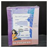 Two Pocket Folders,25 Pack Purple Folders with Pockets Fit Letter Size Paper,Thick Paper File Folder for School Office Business Home