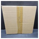 Linen Drum Lamp Shade - Heather White - 13" x 13" x 10" - Easy Installation & Versatile Home Decor | Round Shade for Table & Desk Lamps - ASSEMBLY REQUIRED