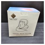 ELEVATED HOME & TRAVEL 2025 Travel Neck Pillow for Airplane Sleeping Premium Memory Foam Cushion | Compact 360  Head & Neck Support | Washable Cover | Must-Have Airplane Travel Essential