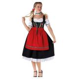 Morph Dirndl Dresses Women, Oktoberfest Outfits Women, October Festival Costume, Womens Lederhosen, Womens Halloween Costume. XXXL