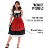 Morph Dirndl Dresses Women, Oktoberfest Outfits Women, October Festival Costume, Womens Lederhosen, Womens Halloween Costume. XXXL