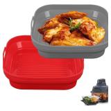 Silicone Air Fryer Liner for Ninja Crispi, 2 Pack Liners Silicone Pot