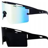 Polarized Sports Sunglasses, Detachable Baseball Sunglasses, Suitable for Men and Women Cycling Glasses
